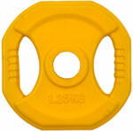 inSPORTline Szögletes gumizott súlyzótárcsa inSPORTline Pump 1, 25 kg (5047) Súlytárcsa