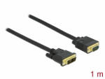 Delock Kábel DVI 12+5 csatlakozódugóval - VGA csatlakozódugóval 1 m (86748) - dstore