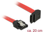 Delock 6 Gb/s sebességet biztosító SATA-kábel egyenes csatlakozódugóval > felfelé néző SATA-csatlako (83972) - dstore