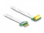 Delock PCI Expressz riser kártya x1 apa - x1 szlot 90 -os szögben FPC kábellel 30 cm hosszú (88022) - dstore