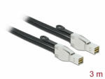 Delock PCI Express kábel Mini SAS HD SFF-8674 - SFF-8674 csatlakozókkal, 3 m (86623) - dstore