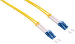 LogiLink Fiber duplex patch kábel, OS2, 9/125 , LC-LC, sárga, 2 m (FP0LC02)