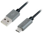 LogiLink USB 2.0 kábel, USB AM-Micro BM, nejlonfonat, 2m (CU0134)