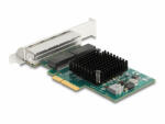 Delock PCI Express x4 kártya 4 x RJ45 Gigabit LAN BCM (88208) - dstore