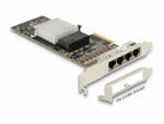 Delock PCI Express x4 kártya - 4 x RJ45 Gigabit LAN (88606) - dstore