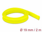 Delock Fonott kábelharisnya nyújtható 2 m x 19 mm sárga (20745) - dstore