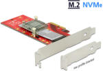 Delock PCI Express x4 kártya > 1 x belső NVMe M. 2 Key M 110 mm hűtőbordával - alacsony profilú (89577)