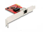 Delock PCI Express x1 kártya 1 x RJ45 2, 5 Gigabit LAN i225 NBASE-T - alacsony profilú (90100)