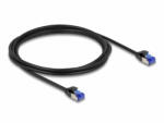 Delock RJ45 hálózati kábel Cat. 6A S/FTP vékony 2 m fekete (80228)