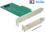 Delock PCI Express x4 Kártya > 1 x belső NVMe M. 2 Key M 110 mm - alacsony profilú, 39 Gbps (89472) - dstore