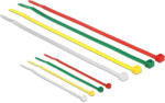 Delock színes kábelkötözők, 100 x 2.5 mm + 200 x 3.6 mm 200 darab (18628) - dstore