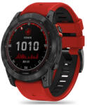 Tech-Protect Iconband szíj Garmin Fenix 3 / 5x / 6x / 6x Pro / 7x, red/black - mobilego