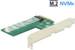 Delock PCI Express x4 kártya > 1 x belső NVMe M. 2 kulcsos M - keresztformátumú M-kulcs (89561)