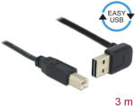 Delock Kábel EASY-USB 2.0-s A típusú csatlakozódugó, ívelt felfelé / lefelé > USB 2.0-s B-típusú csa (83541)