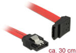 Delock 6 Gb/s sebességet biztosító SATA-kábel egyenes csatlakozódugóval > felfelé néző SATA-csatlako (83973) - dstore