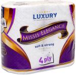 Missis Elegance - Тоалетна хартия Luxury 4бр. 4 пласта (3800234422541)