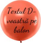 Personal Balon cu text - Portocaliu 80 cm
