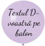 Personal Balon cu text - Lila 80 cm