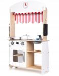 ECOTOYS Дървена Детска Кухня и Магазин 2 в 1 EcoToys (CA04063)