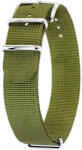 Hirsch Rush Recycle NATO óraszíj, zöld, 22 mm - oraszij