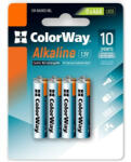 ColorWay Színes lúgos elemek AAA/ 1.5V/ 8db a csomagban/ Blister (CW-BALR03-8BL)