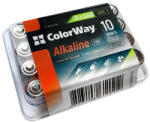 ColorWay Színes lúgos elemek AAA/ 1.5V/ 24db csomagban/ műanyag dobozban (CW-BALR03-24PB)