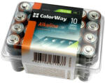 ColorWay Színes lúgos elemek AA/ 1.5V/ 24db csomagban/ műanyag dobozban (CW-BALR06-24PB)