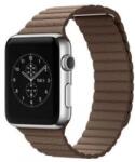 MYBANDZ Mágneses bőr óraszíj Apple Watch 42-44mm barna (APW422346)