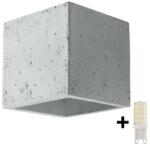 Brilagi Aplică LED MURO 1xG9/3, 5W/230V beton Brilagi (BG0540)