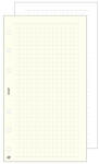  Gyűrűs kalendárium betét SATURNUS L327/F négyzethálós jegyzetlap fehér lapos