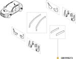 OE RENAULT Задни ветробрани FARAD за Dacia Logan 2014>2010 (6001998274)
