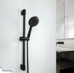 Rea Tutumi fém zuhanyoszlop kézizuhany tartóval 70 cm, fekete REA-P5983 (REA-P5983)