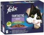 FELIX Fantastic alutasakos macskaeledel - Házias válogatás zöldséggel aszpikban - Multipack (9 karton = 9 x 12 x 85 g) 9180 g