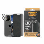 Panzer Стъклен протектор PanzerGlass за Apple iPhone 15 Pro Max UWF Privacy Bundle (UWF Privacy screen protector, HardCase, протектор за камера)