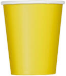  Papírpohár 50db - sárga - 180ml
