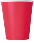  Papírpohár 50db - piros - 180ml
