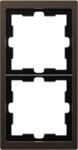 Schneider Electric MERTEN D-Life kettes keret, mokka (fém) (MTN4020-6552) (MTN4020-6552)