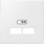 Schneider Electric MERTEN USB töltő burkolat, System-M, polárfehér (MTN4367-0319) (MTN4367-0319)