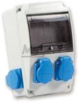 TP Electric Szerelt ipari doboz 130×220 2x2P+F előlapon + 2x2P+F oldalsó IP44 (3318-202-0000)