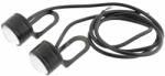  Set 2 becuri auto, cu LED, cu clemite de fixare, 23mm, 12V, 9W, lumina alba, 196683