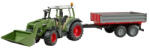 BRUDER Fendt Vario 211 traktor homlokrakodóval és billenővel (02182)