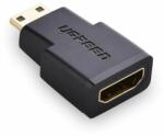 UGREEN Преходник Ugreen 20101, от Mini HDMI(м) към HDMI(ж), черен