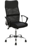 Kring New Fit Ergonomikus szék, Hálós+PU, Fekete