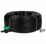  sarcia. eu Rivulis HYDRO fekete csepegtető vezeték 16mm/0.30m/1.2l/h + Gardena csap csatlakozás 200m+szelep