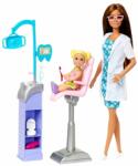 Mattel Barbie karrier baba: Barna hajú fogorvos játékszett (HKT70) - jatekbolt