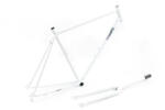Csepel Torpedo 3* 2022 28-as (622-es) országúti kerékpár váz és villa szett, acél, fehér, 540-es vázméret