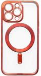 mobilNET Husa din plastic mobilNET MagSafe iPhone15 Pro, rosie