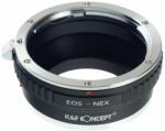 K&F Concept Adaptor montura K&F Concept EOS-NEX de la Canon EOS la Sony E-Mount (NEX) KF06.069