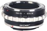K&F Concept Adaptor montura K&F Concept Nik(G)-EOS M de la Nikon G la Canon EOS M KF06.318