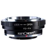 K&F Concept Adaptor montura K&F Concept FD-FX de la Canon FD la Fuji X-Mount KF06.108
